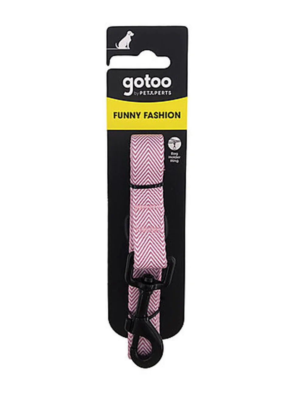 Gotoo - Laisse Chevron Rose pour Chien