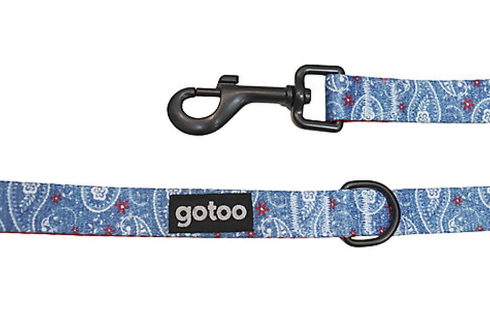 Gotoo - Laisse en Jean Bleu pour Chien - M
