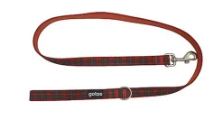 Gotoo - Laisse en Tartan Rouge pour chien - M