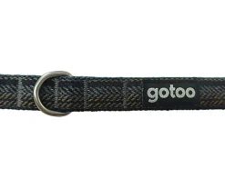 Gotoo - Laisse en Tweed Bleu pour chien - M
