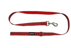 Gotoo - Laisse Essentials en Nylon Premium Rouge pour Chien