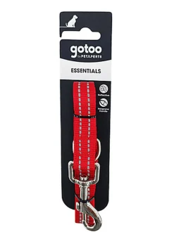 Gotoo - Laisse Essentials en Nylon Premium Rouge pour Chien