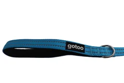 Gotoo - Laisse Essentials en Nylon Premium Bleu pour Chien