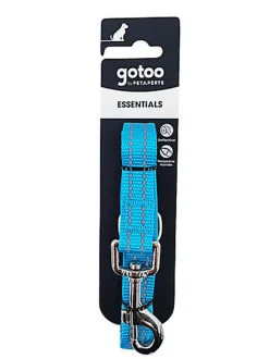 Gotoo - Laisse Essentials en Nylon Premium Bleu pour Chien