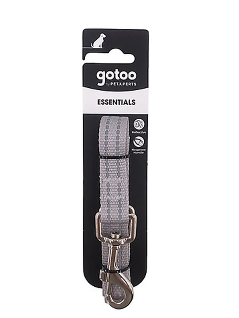 Gotoo - Laisse Essentials en Nylon Premium Gris pour Chien