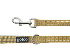 Gotoo - Laisse Essentials en Nylon Premium Beige pour Chien