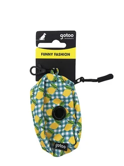 Gotoo - Sac à sacs Funny Vichy Jaune pour Chien