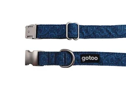 Gotoo- Collier Bleu Cachemire pour Chien