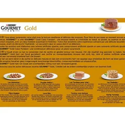 Gourmet - Boîte Gold Cœur Fondant pour Chat - 12x85g