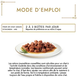 Gourmet - Boîte GOLD Les Noisettes pour Chats Adultes - 96x85g