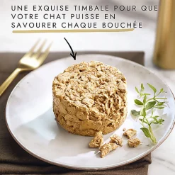 GOURMET - Boîtes GOLD Les Timbales Multi Variétés aux Légumes pour Chats - 12x85g