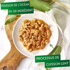 GOURMET - Pâtée Nature's Creation Multipack Poisson de l'Océan et Thon pour Chats - 8X85g