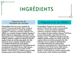 GOURMET - Pâtée Nature's Creation Multipack Poisson de l'Océan et Thon pour Chats - 8X85g