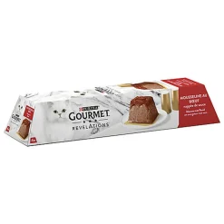 GOURMET - Repas REVELATIONS Mousseline Boeuf nappée de sauce pour Chats - 4X57g