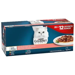 Gourmet - Sachets Fraîcheur Perle Les Filettines En Sauce Pour Chat Adulte - 40x85g