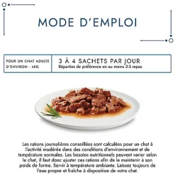 GOURMET - Sachets fraîcheurs PERLE Régal de Sauce pour chats - 12x85g