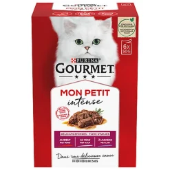 GOURMET - Sachets fraîcheurs MON PETIT à la Viande pour Chats - 6x50g