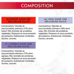 GOURMET - Sachets fraîcheurs MON PETIT à la Viande pour Chats - 6x50g