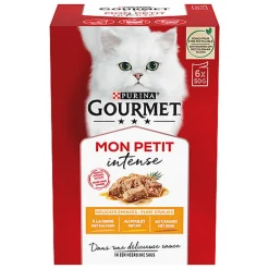 GOURMET - Sachets fraîcheurs MON PETIT à la Volaille pour Chats - 6x50g