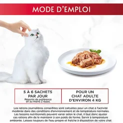 GOURMET - Sachets fraîcheurs MON PETIT à la Volaille pour Chats - 6x50g