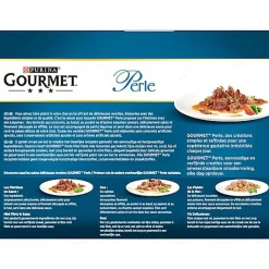 Gourmet - Sachets Perle Les Filettines avec Légumes pour Chat - 12x85g