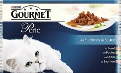 Gourmet - Sachets Perle Les Filettines en Sauce pour Chat - 4x85g