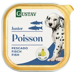 Gustav - Pâtée Junior au Poisson pour Chiots - 150g