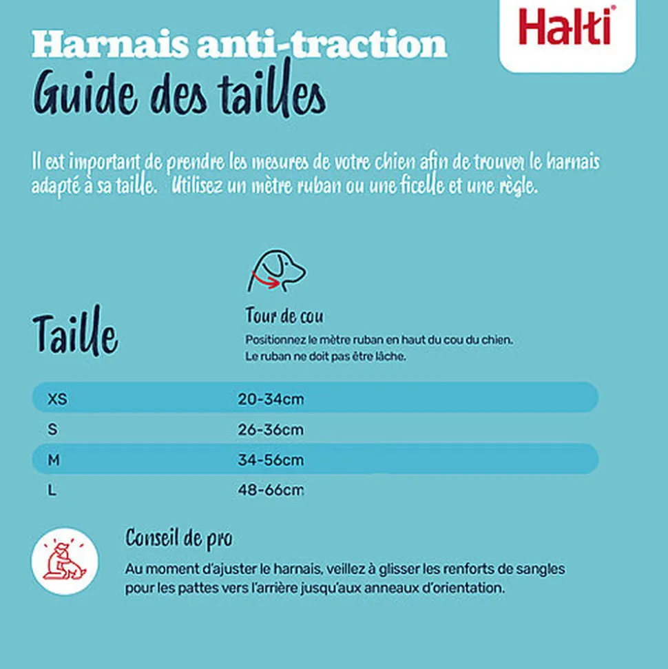 Halti - Harnais Anti-Traction Train pour Chiens