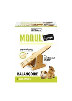 Hamiform - Balançoire MODUL'Home en Bambou pour Lapin - Bois
