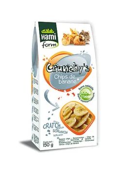 Hamiform - Crunchy's Chips de Banane pour Rongeur - 150g
