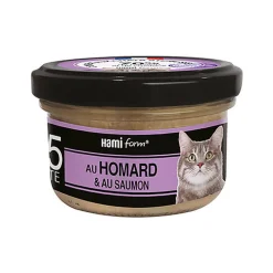Hamiform - Les Cuisinés N°25 Homard et Saumon pour Chat - 80g