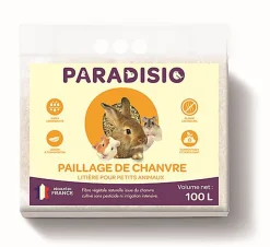 Hamiform - PAILLAGE DE CHANVRE POUR RONGEURS - 8Kg/100L