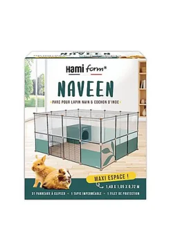 Hamiform - Parc Naveen Lapin et Cochon d'Inde - 140x105x72cm