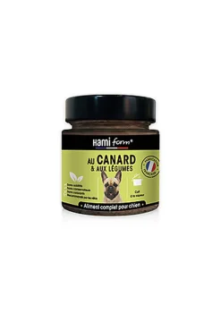 Hamiform - Pâtée Cuisinée pour chien au canard et aux légumes - 250g