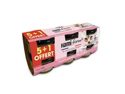 Hamiform - Recettes Spéciales Chaton Poulet et Saumon - 6x80g
