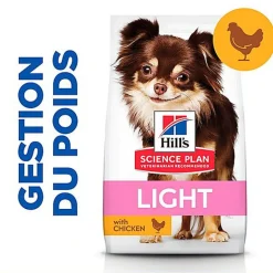 Hill's - Canine Adult Light Small & Mini Poulet pour Chien