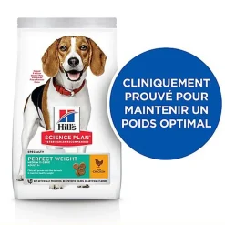Hill's - Canine Adult Perfect Weight Medium Poulet pour Chien