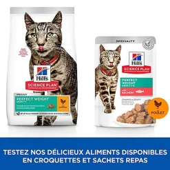 Hill's - Feline Adult Perfect Weight pour Chat