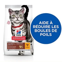 Hill's - Feline Hairball Indoor Adult Poulet pour Chat