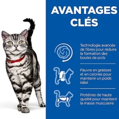 Hill's - Feline Hairball Indoor Adult Poulet pour Chat