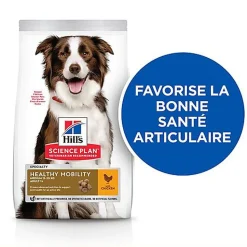 Hill's Science Plan - Adult Healthy Mobility Croquettes Pour Chien Au Poulet  - 12kg