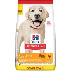 Hill's Science Plan - Adult Light Croquettes Pour Grand Chien Au Poulet  - 18kg