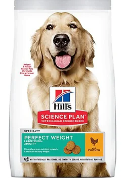 Hill's Science Plan - Adult Perfect Weight Croquettes Pour Grand Chien Au Poulet  - 12kg
