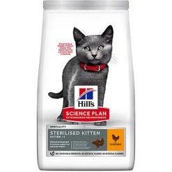 Hill's Science Plan - Croquettes Kitten Sterilised au Poulet pour Chaton