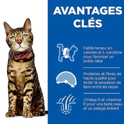 Hill's Science Plan - Croquettes Light Adult Poulet pour Chat