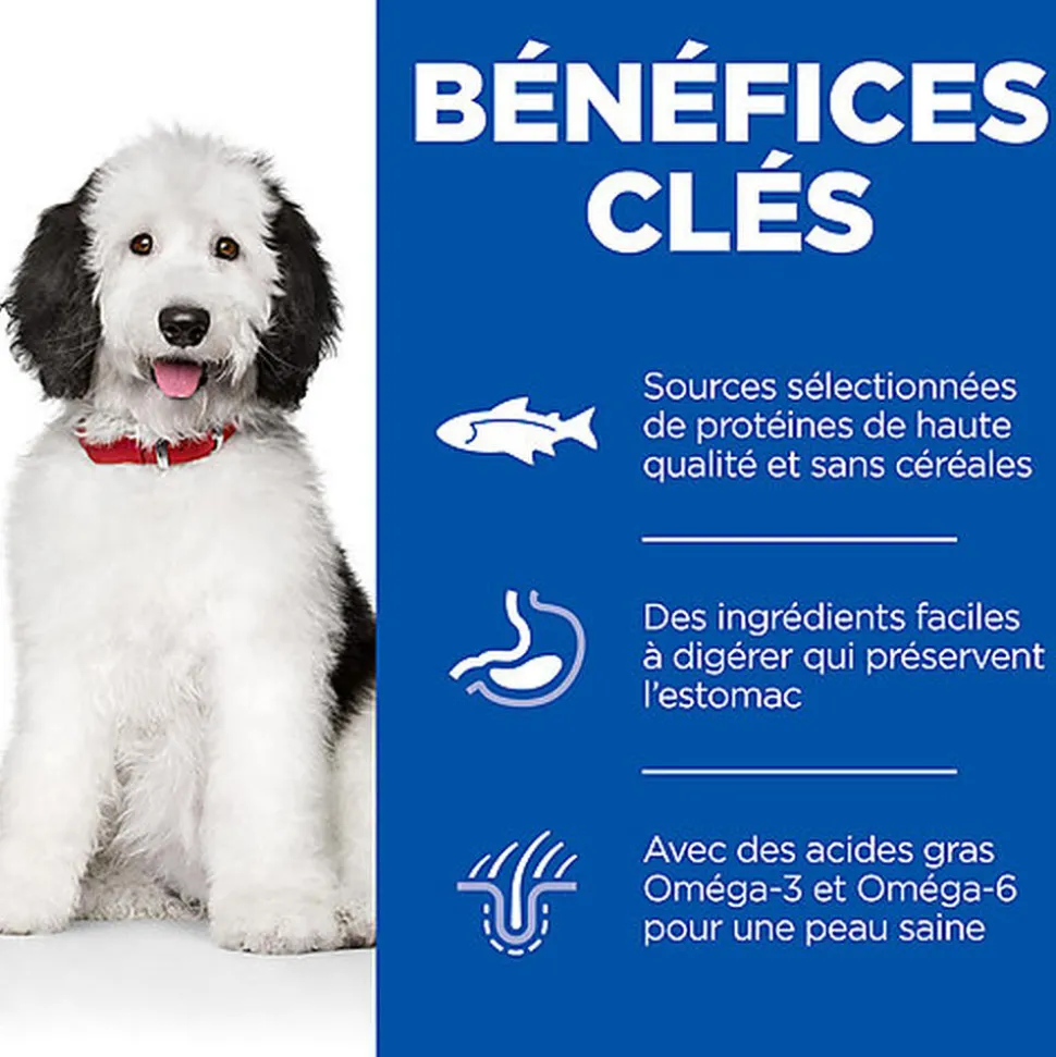 Hill's Science Plan - Hypoallergenic Adult Croquettes Pour Chien Adulte De Grande Taille Saumon -12kg
