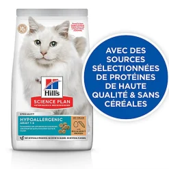 Hill's Science Plan - Hypoallergenic Adult Croquettes Pour Chat Adulte Aux Insectes & Oeuf  -  1,5kg