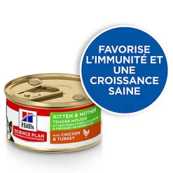 Hill's Science Plan - Kitten & Mother - Mousse Chaton Et Chatte Allaitante Poulet Dinde  -  85g