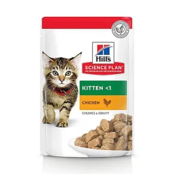 Hill's Science Plan - Kitten Multipack 12 Sachets Repas Pour Chaton Poulet Et Poisson  - 12x85g
