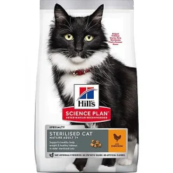 Hill's Science Plan - Mature Adult Sterilised Cat Croquettes Pour Chat Agé Stérilisé Poulet - 1,5kg